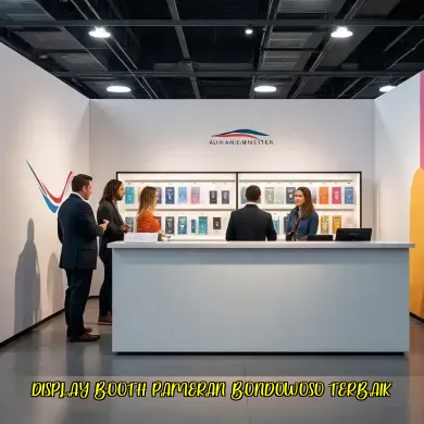 display booth pameran bondowoso terbaik